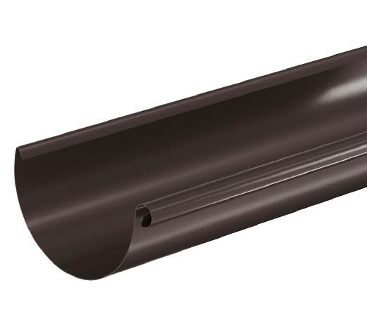 Водосток Aquasistem, система 150/100 - Водосточный желоб 3.00м RR 32 Тёмно Коричневый купить в Луганске