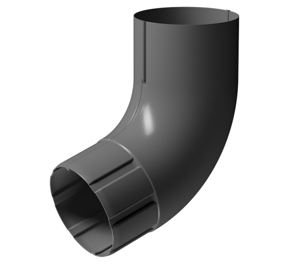 Колено 72° D90 Döcke STAL PREMIUM Графит, (RAL 7024) купить в Луганске