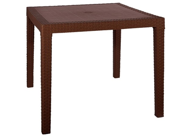 Стол квадратный FIJI Quatro Table Коричневый купить в Луганске