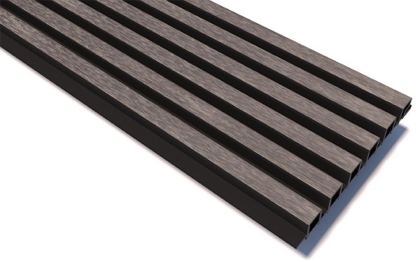 Реечные панели WOODVEX Lines Ultra Smoke gray купить в Луганске