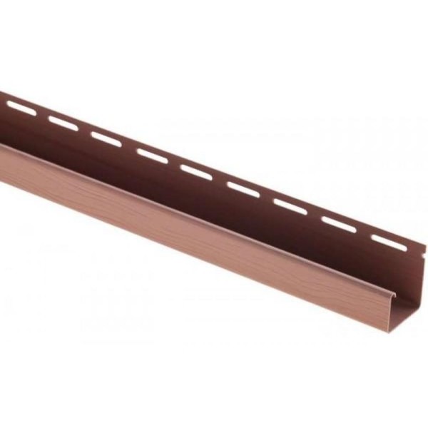 J-профиль Люкс Крашенный, T-15, ВН, Красно-коричневый купить в Луганске