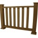 Ограждения из ДПК WOODVEX Кофе купить в Луганске