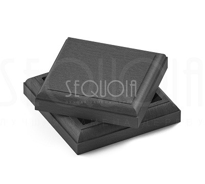 Комплект крышка/юбка для столба SEQUOIA GRAY купить в Луганске