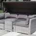 Диван-Трансформер AFINA плетеный из иск. ротанга AFM-320G Grey купить в Луганске