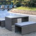 Диван-Трансформер AFINA плетеный из иск. ротанга S330G-W78 Grey купить в Луганске