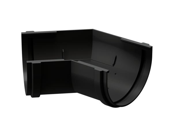 Угол желоба универсал 135˚ Docke Premium ПВХ - Карбон купить в Луганске