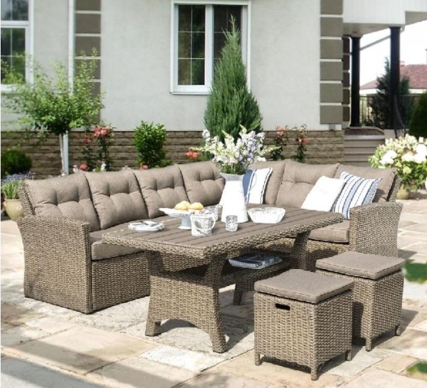 Комплект мебели AFINA плетеной из иск. ротанга AFM-307B Beige купить в Луганске