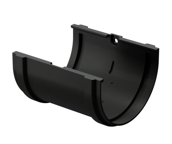 Соединитель желоба Docke Premium ПВХ - Карбон купить в Луганске