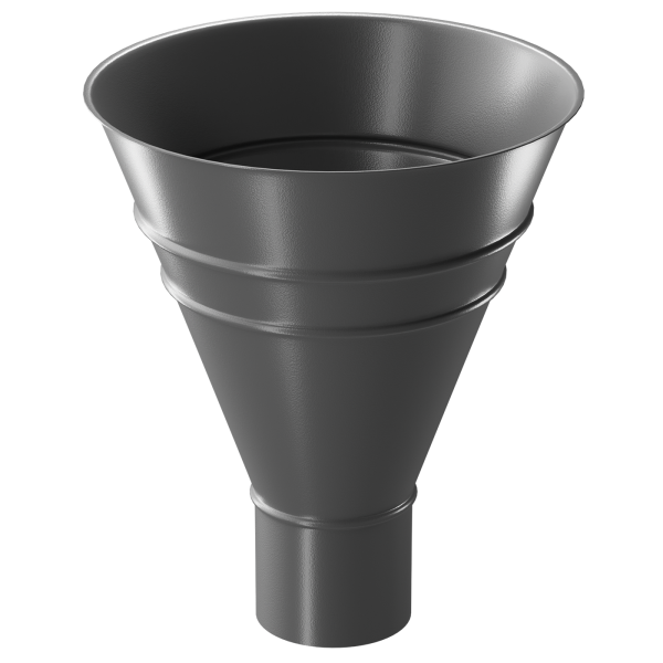 Воронка водосборная Döcke STAL PREMIUM, Графит купить в Луганске