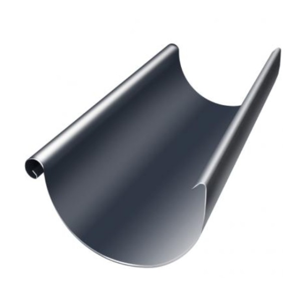Водосток Grand Line 150x100 – Полукруглый желоб 3 метра RAL 7024 купить в Луганске