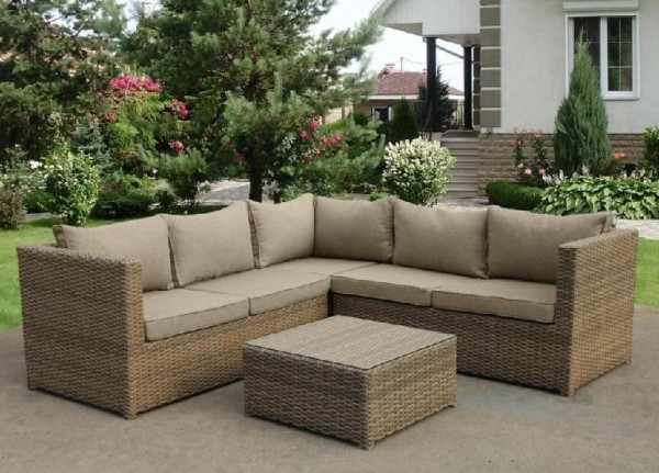 Комплект мебели AFINA плетеной из иск. ротанга YR825B Beige купить в Луганске