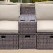 Комплект мебели AFINA плетеной из иск. ротанга AFM-330B Brown купить в Луганске