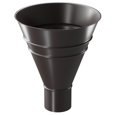 Воронка водосборная Döcke STAL PREMIUM, Шоколад