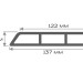 Доска Ромбус 3D ДПК Outdoor STORM GREY серая микс купить в Луганске