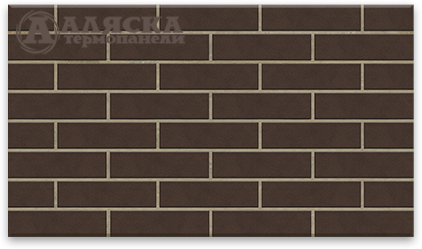 Фасадные Термопанели Аляска Amsterdam brown купить в Луганске