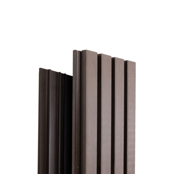 Фасадная доска Ecodecking Техно реечная 200х26х3000 Венге купить в Луганске