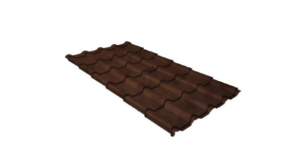 Металлочерепица камея 0,45 Safari Twincolor Brown купить в Луганске