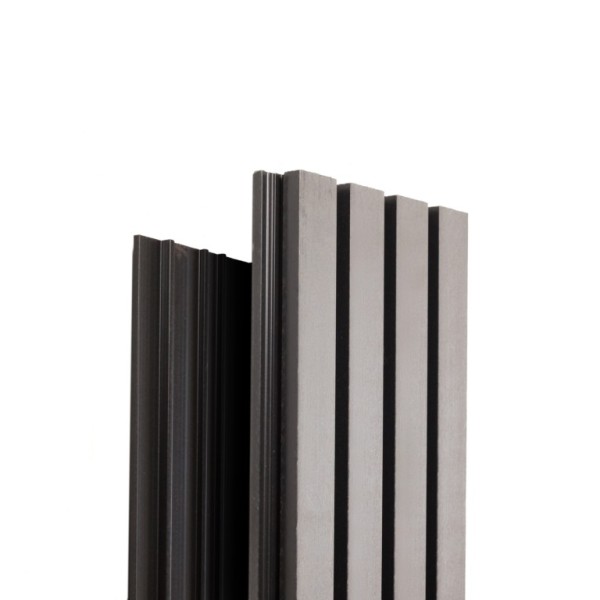 Фасадная доска Ecodecking Техно реечная 200х26х3000 Серый купить в Луганске