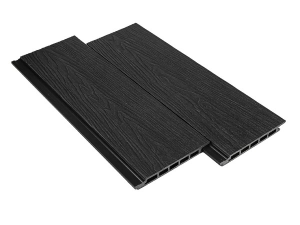 Фасадная панель из ДПК Deckart Vista 3D с текстурой дерева Графит купить в Луганске