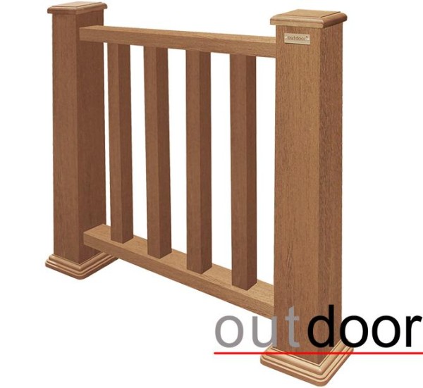 Ограждение из ДПК Outdoor Классик 3D STORM дуб купить в Луганске