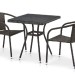 Комплект плетеной мебели AFINA из иск. ротанга T282BNT/Y137C-W53 Brown 2Pcs купить в Луганске