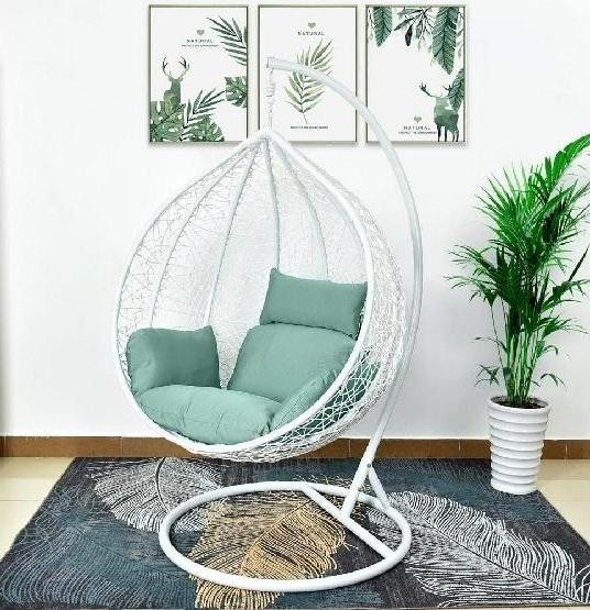 Кресло Подвесное из искусственного ротанга AFM-168A-XL White/Green купить в Луганске