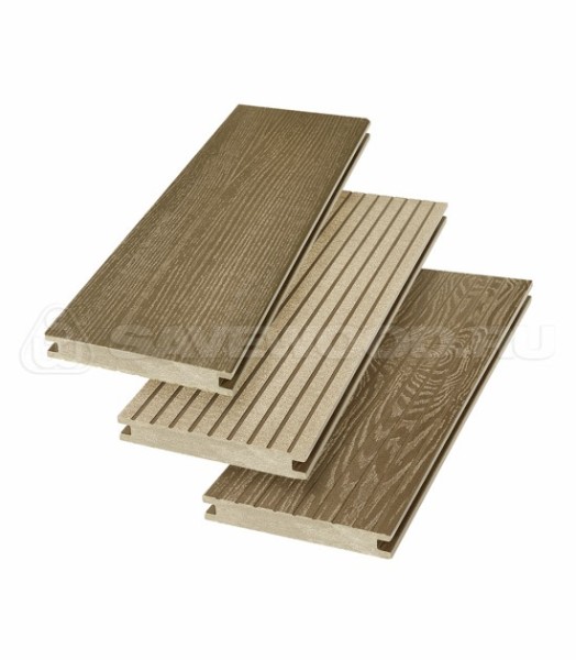 Террасная доска SW Fraxinus (R) полнотелая «SaveWood» Тик купить в Луганске