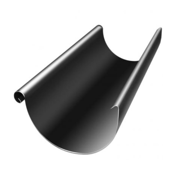 Водосток Grand Line 125x90 – Желоб 3м RAL 9005 купить в Луганске