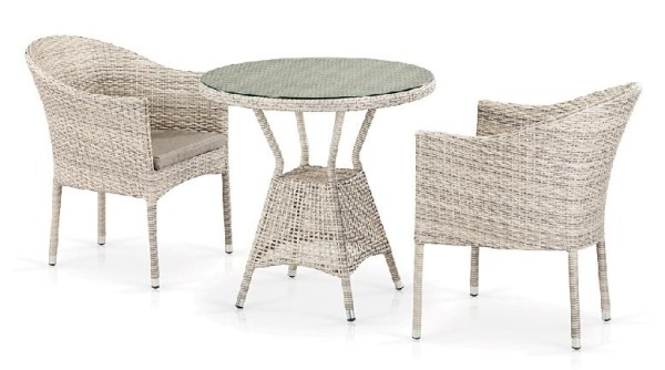 Комплект плетеной мебели AFINA из иск. ротанга T705ANT/Y350-W85 Latte 2Pcs купить в Луганске