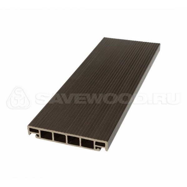 Террасная доска из ДПК SW-Salix «SaveWood» темно-коричневый купить в Луганске