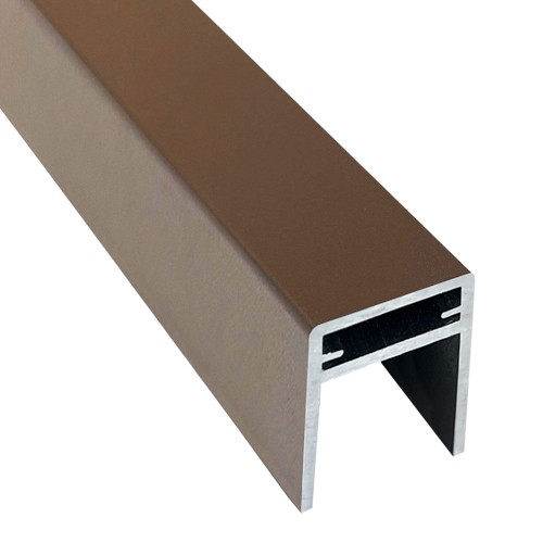 П-профиль Алюминиевый EasyDecking 35x25 Венге купить в Луганске