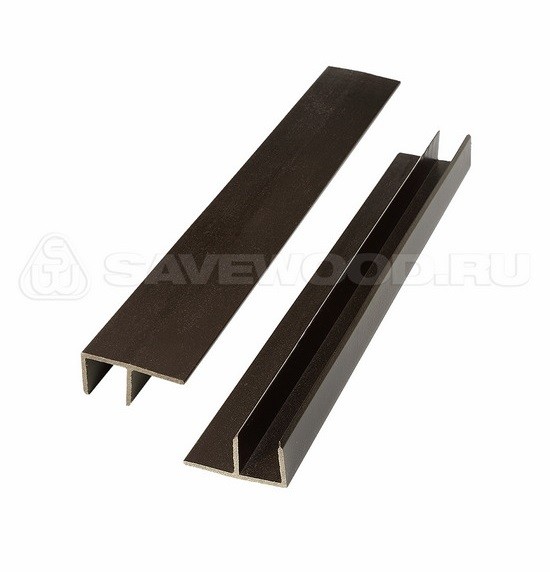 F-профиль ДПК Savewood – Тёмно-коричневый купить в Луганске