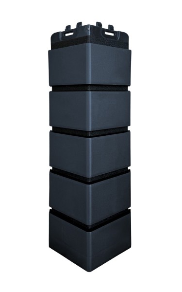 Угол Grand Line клинкерный кирпич ПРЕМИУМ Графит (шов RAL 9005) купить в Луганске