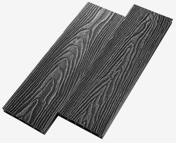 Террасная доска из ДПК RusDecking Unodeck Vintage - Графит купить в Луганске