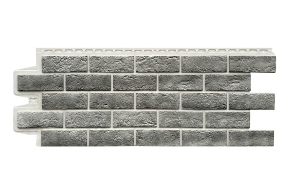 Фасадная панель Grand Line Состаренный кирпич Элит гранит, ШОВ белый купить в Луганске